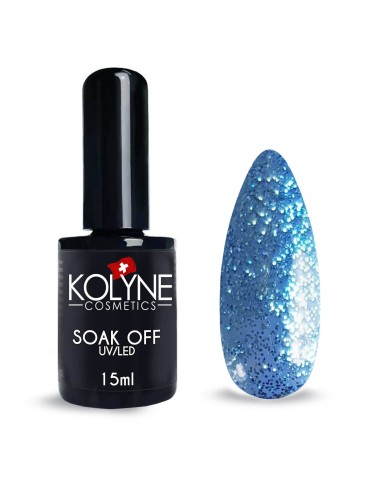 Semipermanenter Nagellack Glitter Ocean 15ml KOLYNE: gellack, soak off