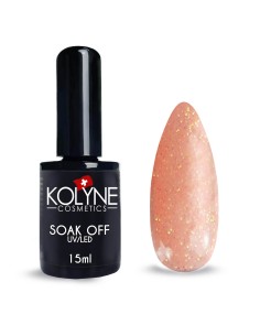 Semipermanenter Nagellack Rosa Multiglitter 15ml KOLYNE: gellack.