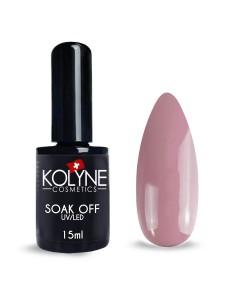 Smalto Semipermanente Rosa Tenue 15ml KOLYNE: smalto colorato