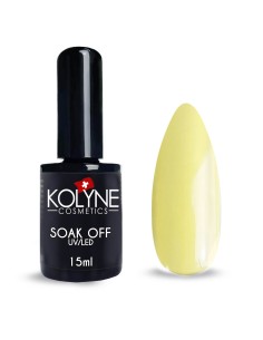 Semipermanenter Nagellack Pastel Yellow 15ml KOLYNE: gellack, soak off