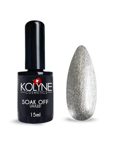 Vernis à ongles semi-permanent Argent Satin 15ml KOLYNE