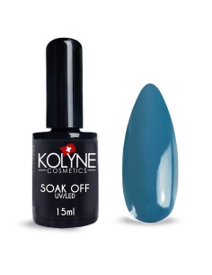 Semipermanenter Nagellack Turquoise Grey 15ml KOLYNE: gellack.