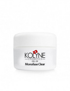 Gel UV Monofase Clear 15g KOLYNE: gel base, costruttore, sigillante