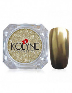 Pigmento in Polvere Champagne: nail art effetto specchio -: KOLYNE