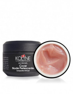 Acrygel Cover Nude Perlé 30ml: nude, couvrant, uv led - Kolyne Cosmetics